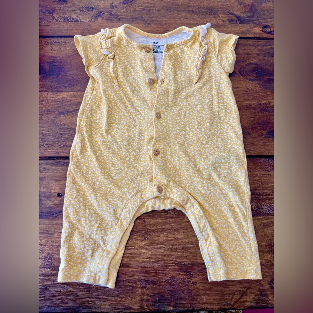 H&M Baby Organic Cotton jumpsuit - 3 months